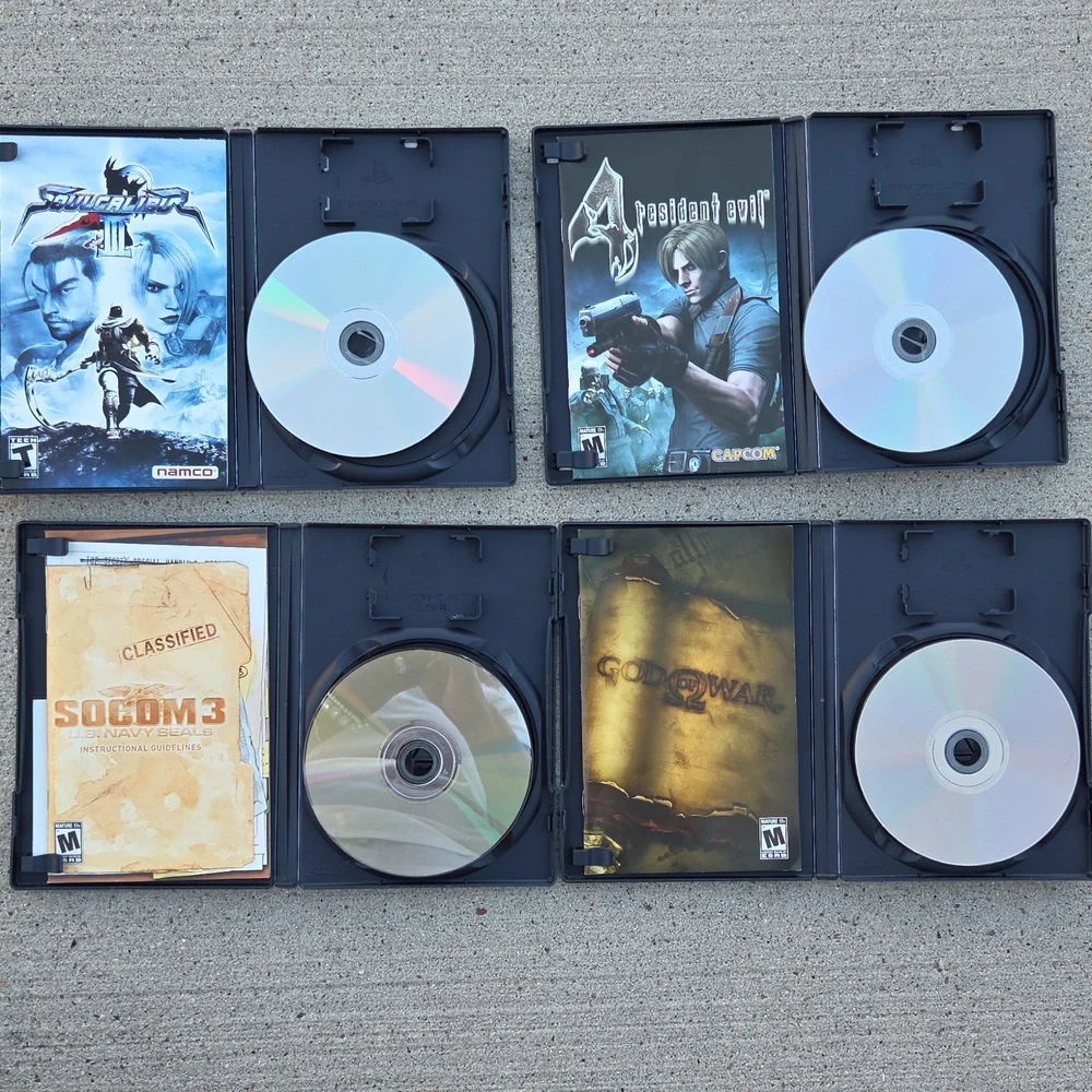 SONY PLAYSTATION LOT of 4 Video Games